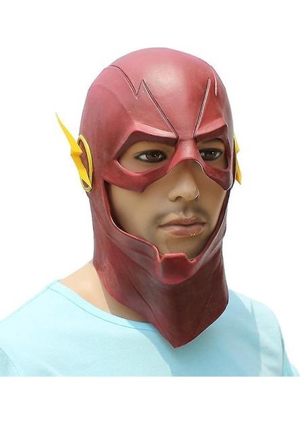 Cadılar Bayramı Partisi Kostüm Sahne Başlık Lateks Kırmızı Flaş Maskesi Cosplay Sahne (Yurt Dışından) fiyatları
