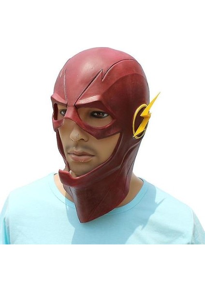 Cadılar Bayramı Partisi Kostüm Sahne Başlık Lateks Kırmızı Flaş Maskesi Cosplay Sahne (Yurt Dışından) modelleri