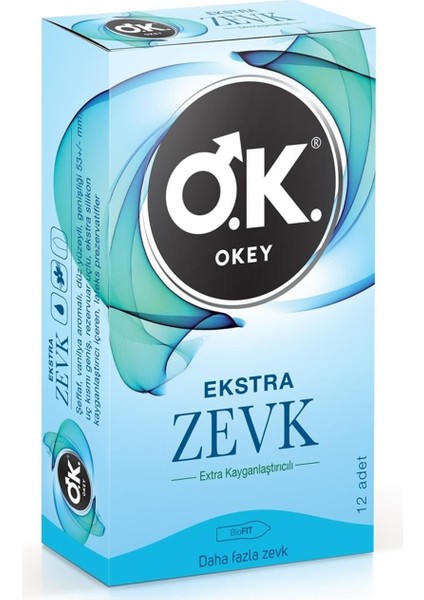 Ekstra Zevk Prezervatif 12'li