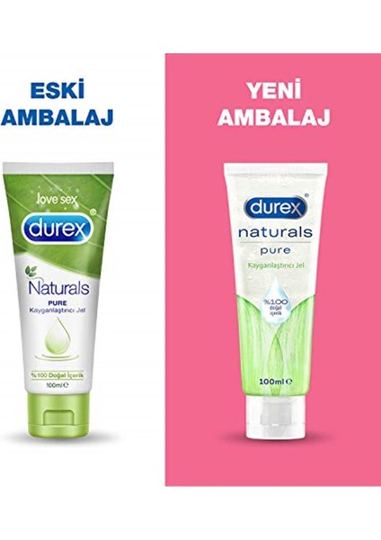 Naturals Pure Jel 100 ml 1 Paket (1 x 100 Ml) fiyatları