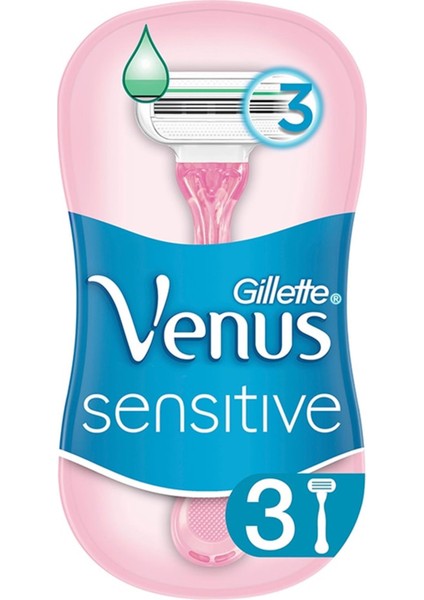 Sensitive Kadın Tıraş Makinesi 3'Lü
