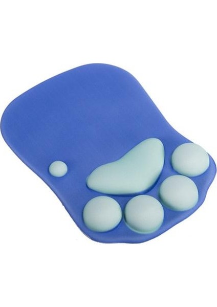 Sevimli Kedi Pençe Mouse Pad Ofis Silikon Yaratıcı Kedi Pençe Bilek Pad Mouse Pad ile Bilek Dinlenme | Fare Pedleri Mor (Yurt Dışından)