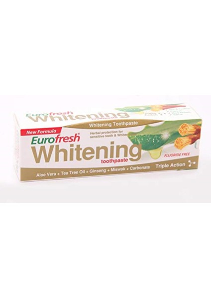 Whitening Aloe Veralı Misvaklı Diş Macunu 112 ml (3 Adet)