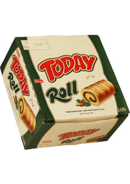 Today Swıss Roll Fındık Kremalı Kek 35 gr 24 Adet (1 Kutu)