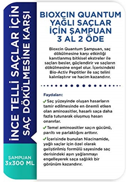 Quantum Yaglı 1 Paket, 3 X 300 Ml modelleri