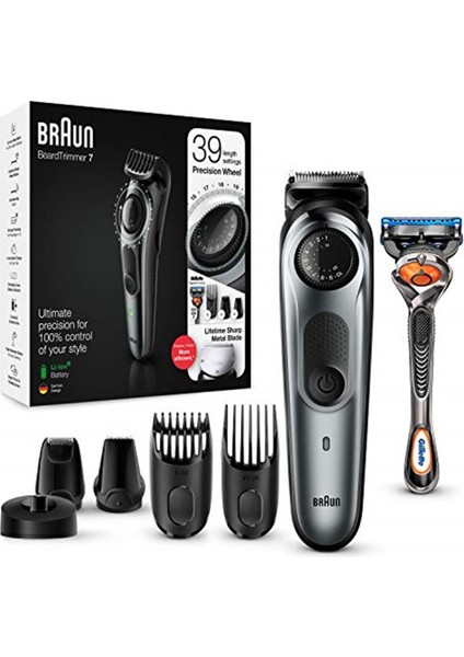 Bt 7240 Braun Bt 7240 Sac&Sakal Şekillendirici,Kablosuz,Islak&Kuru + Gillette