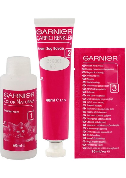 Saç Boyası Color Natural Çarpıcı Renkler Parlak Açık Kahve 5.0 fiyatları