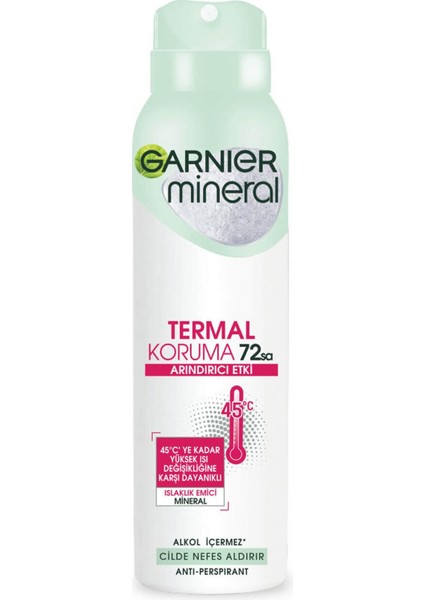 Deodorant Mineral Termal Koruma Sprey 150ml