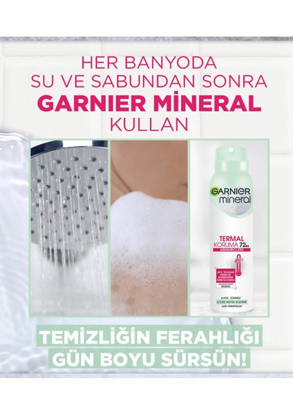 Deodorant Mineral Termal Koruma Sprey 150ml