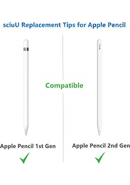 Apple Pencil 1st & 2. - [2 Paket] Apple Kurşun Kalem Ipuçları Ipencil Nib Ipad Pro 11, 10,5 I