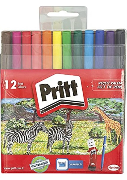 Pritt 12'li Keçeli Kalem