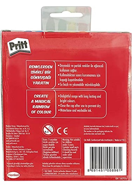 Pritt 12'li Keçeli Kalem