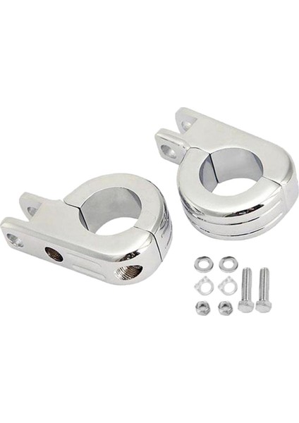 Harley Chrome Için 1-1/2 "38MM Motor Kaza Çarpı Bar Highway Peg Montaj Kelepçesi fiyatları
