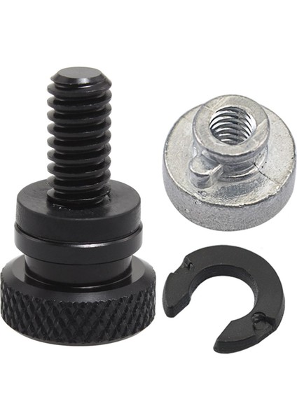 6mm Koltuk Cıvata Vidası 1/4 "yedek Sportster Siyahı