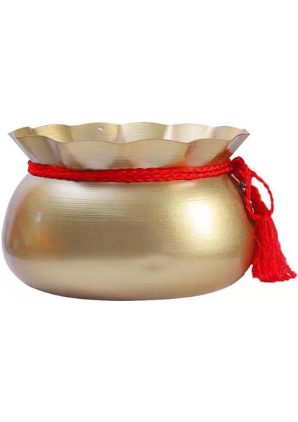 Yaratıcı Etli Bitki Pot Bonsai Blessing Bag Masaüstü Yeşil Ekleyici Vazo Altın fiyatları