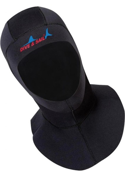 3mm Neopren Küba Dalış Norkeling Davlumbaz Tam Yüz Maskesi Sıcak Hood Cap S