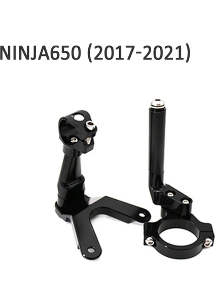 Kawasaki Ninja Için 2 x Direksiyon Stabilizatör Damper Braketi 650 17-2021 Siyah(Yurt Dışından)