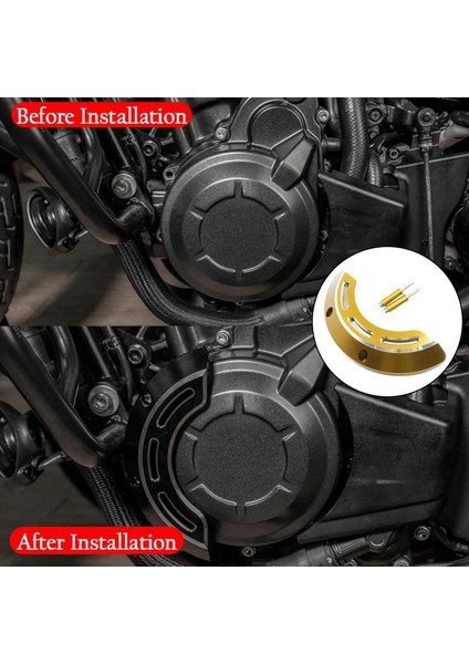Honda Rebel CMX500 CMX300 Altın Için Sol Motor Kılıfı Kapak Koruma Koruyucusu Koruyucu indirimleri
