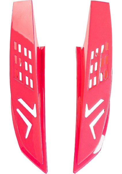 Plastik Motosiklet Kask Boynuzları Koruyucu Şık Güçlü Yapışkan Parçalar Pembe fiyatları