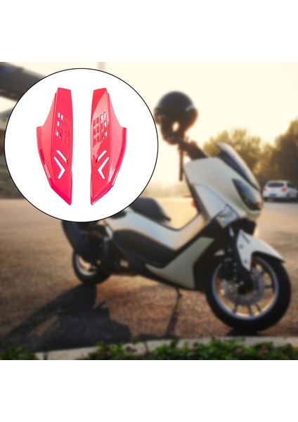 Plastik Motosiklet Kask Boynuzları Koruyucu Şık Güçlü Yapışkan Parçalar Pembe indirimleri