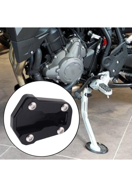 Honda CRF300L CRF300 Ralli Siyahı Için 1pc Kickstand Side Stand Uzantı Pedi