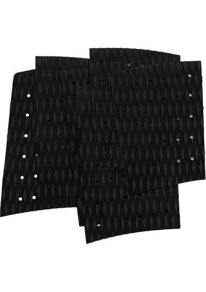 Set 6 Surfboard Tekne Yat Ön Ayak Çekiş Pedi Güverte Kavrama Aksesuarları Siyah indirimleri