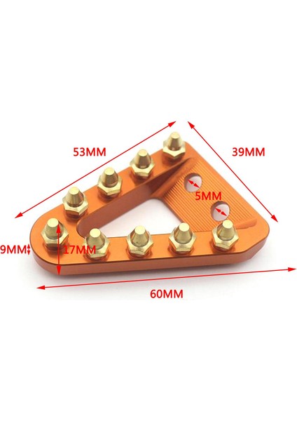FC250 Te / Tx / Tc / Fc / Fx / Fe / Fe Için Cnc Fren Pedal Plakası fiyatları
