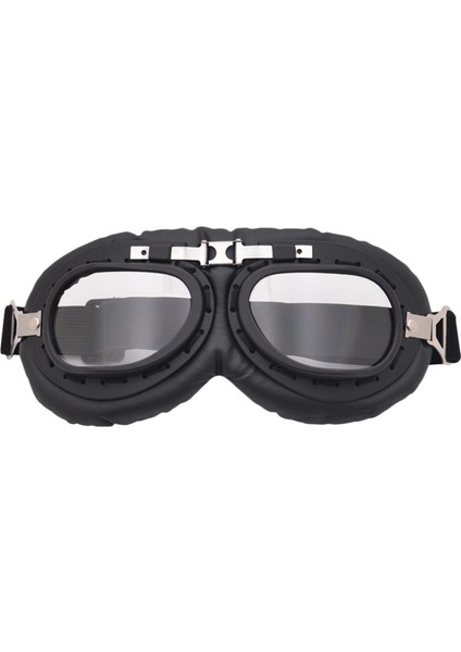 Motosiklet Goggles Classic Anti-Cratch Vintage Fit Harley Off-Road Atv Clear fiyatları