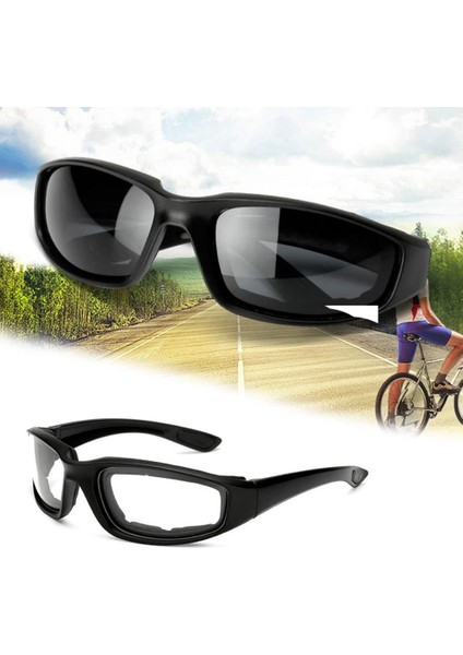 Motosiklet Bisikletçisi Gözlükleri Atv Kirli Bisiklet Güneş Gözlüğü/ Erkekler Için Kadınlar 14X12X4.1 cm Clear fiyatları
