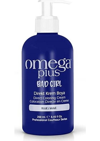 Bad Girl Mavi Amonyaksız Renkli Saç Boyası 250ml