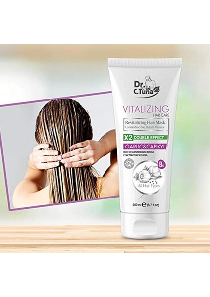 Farmasi-Dr. C.Tuna Vıtalızıng Sarımsak&Capixyl Saç Maskesi 200 Ml fiyatları