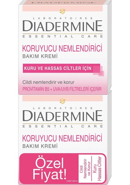 Nemlendirici Bakım Kremi Hassas Cilt 2'li