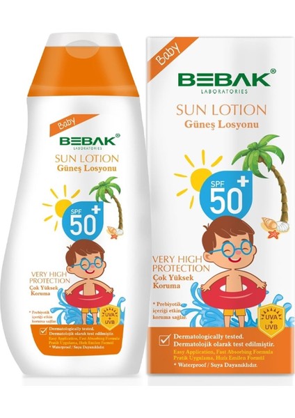 Bebek Güneş Losyonu 50+ Spf 200 ml