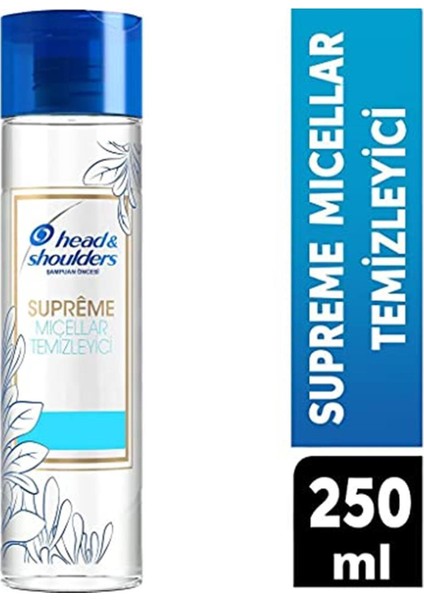 Head & Shoulders Supreme Micellar Temizleyici Tonik Şampuan Öncesi Silikonsuz, Parfümsüz 250 ml