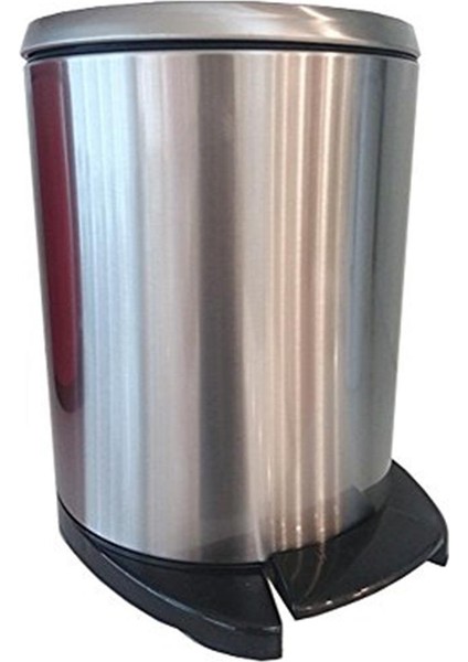 Cigo Pedallı Çöp Kovası 6lt Paslanmaz Mat Iç Kısım Siyah M-E41-30-06