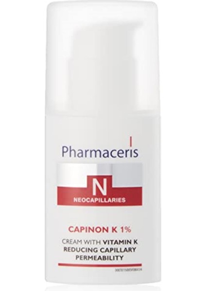 N-3 Capinon K1 (Cilt Gerginliği Ve Tahrişlerini Gideren, Inatçı Kızarıklığı Ve Geniş K