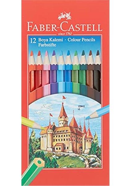 5171116312 Karton Kutu Boya Kalemi, 12 Renk modelleri