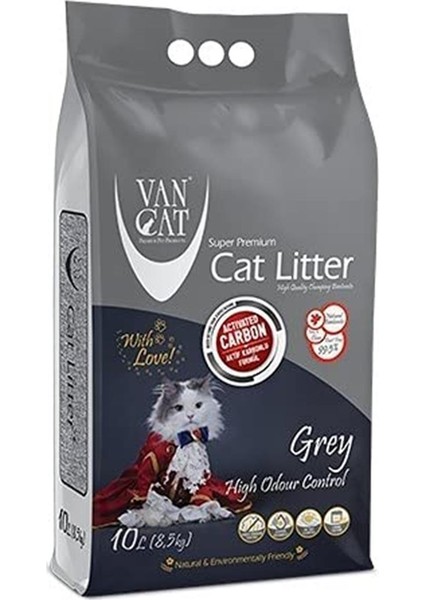 Van Cat Vancat Premium Aktif Karbon Kokusuz Kedi Kumu 10L