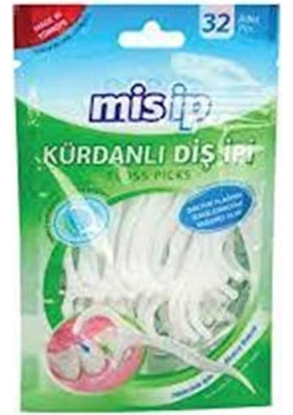 Mis Ip Kürdanlı Diş Ipi 32 Adet