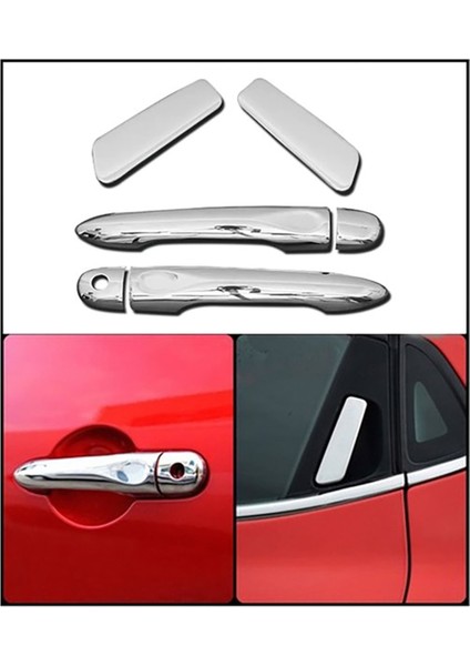 Renault Clio 4 Krom Kapı Kolu Seti 4 Kapı P Çelik 2012-2018