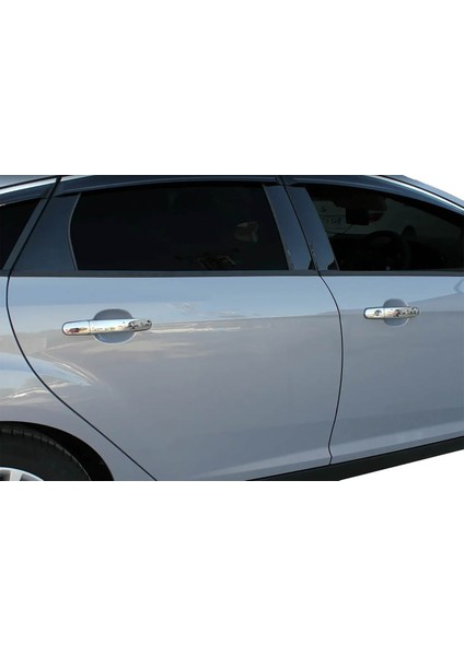Ford Focus 2 - 3 Krom Kapı Kolu 4 Kapı 2005-2017 Paslanmaz Çelik