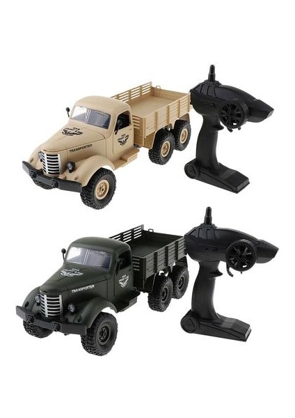 6WD 1/16 Rc Askeri Tırmanma Kamyonu Araç Model Oyuncak W / Kontrol Cihazı | Rc Arabalar (Yeşil) (Yurt Dışından)