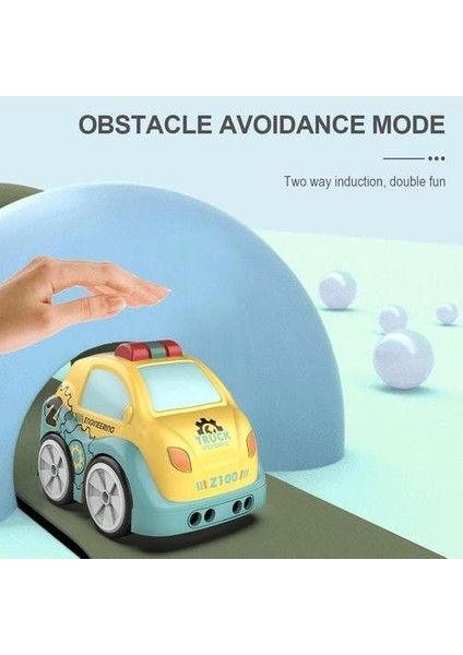 Rc Parça Araba Sensörü Uzaktan Kumanda Mini Araba Radyo Kontrollü Elektrikli Araba Akıllı Oyuncaklar Çocuklar Için Oto Takip Et Engel Kaçınma Araba | Rc Cars (Sarı) (Yurt Dışından)