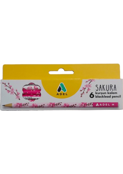 Sakura 6'lı Kurşun Kalem