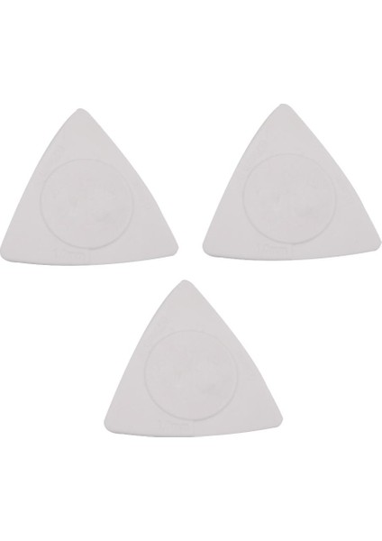 3pcs Plastik Gitar, Gitar Basları Için Spektrumlar Seçer 0.5MM/0.75MM/1MM Beyaz