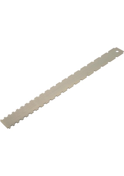 Gitar Çentikli Düz Kenar Cetvel Çelik Çift Ölçekli Luthier Tool Bronz