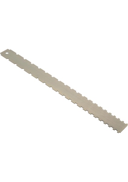 Gitar Çentikli Düz Kenar Cetvel Çelik Çift Ölçekli Luthier Tool Bronz