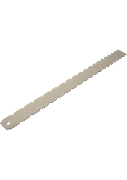 Gitar Çentikli Düz Kenar Cetvel Çelik Çift Ölçekli Luthier Tool Bronz