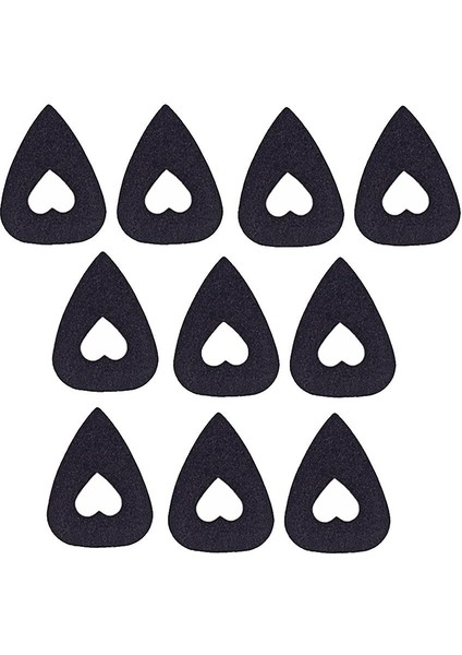 10 Gitar Bas Paketi Ukulele Ukulele Mızrağı 3mm Kalınlıkta Gri/ Siyah Seçer