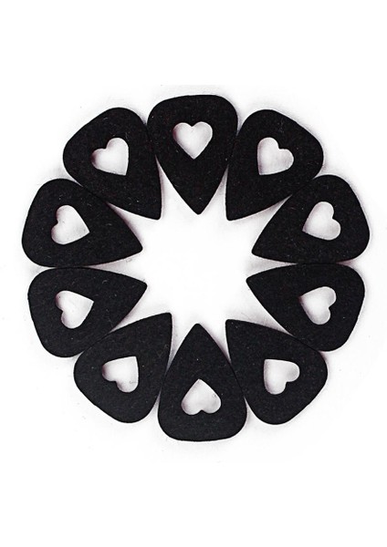 10 Gitar Bas Paketi Ukulele Ukulele Mızrağı 3mm Kalınlıkta Gri/ Siyah Seçer fırsatları